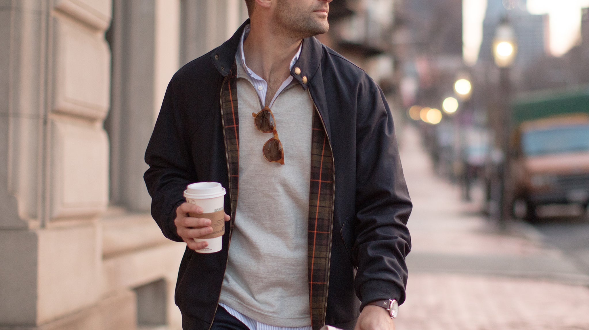 Hatchery Story: Harrington Jacket 2.0 - Navy Hopsack