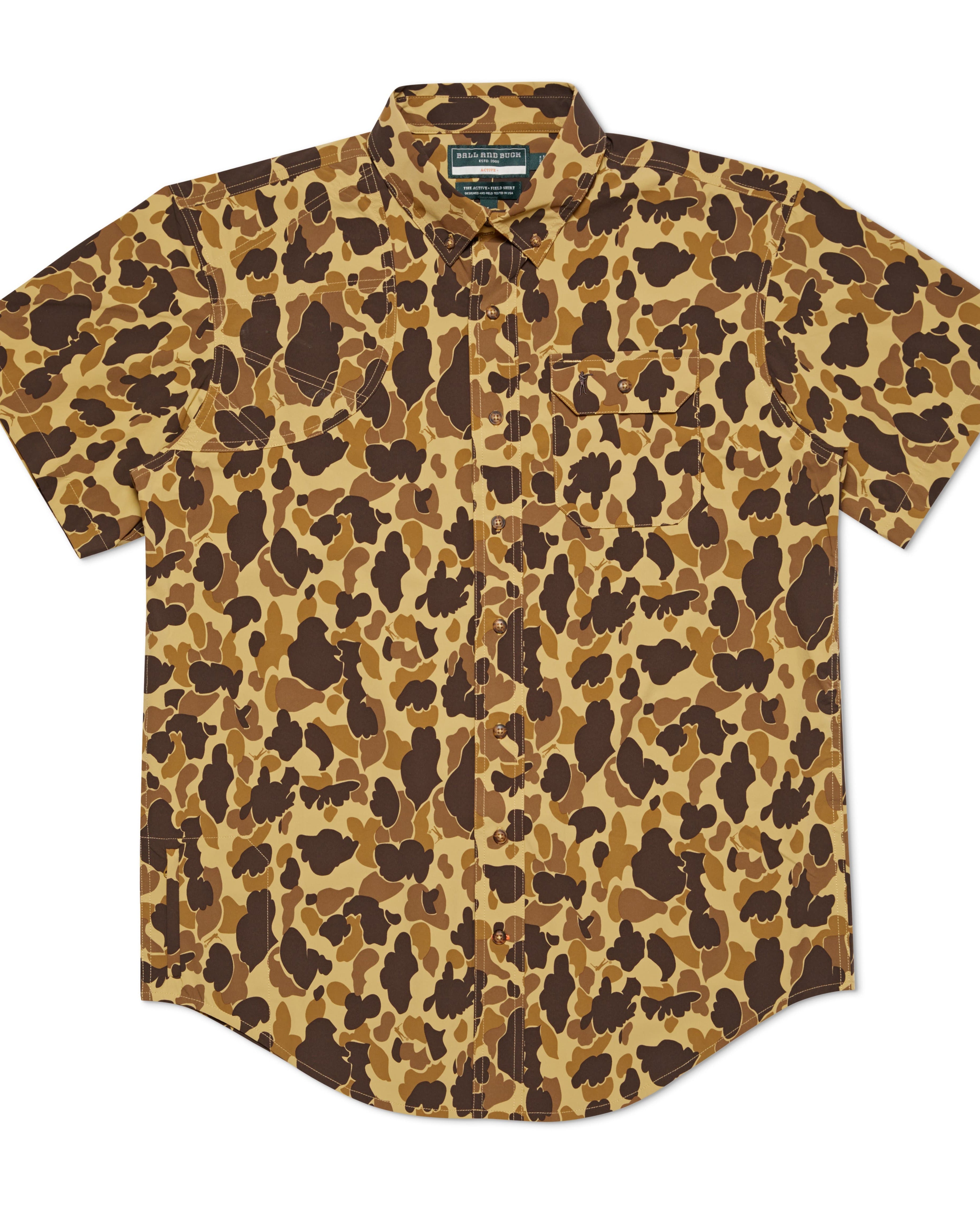 Active+ Field Shirt, Short Sleeve - Original Camo