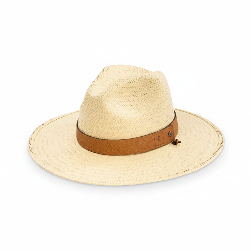 Brimmed Field Hat - Burlap Straw – Ball and Buck