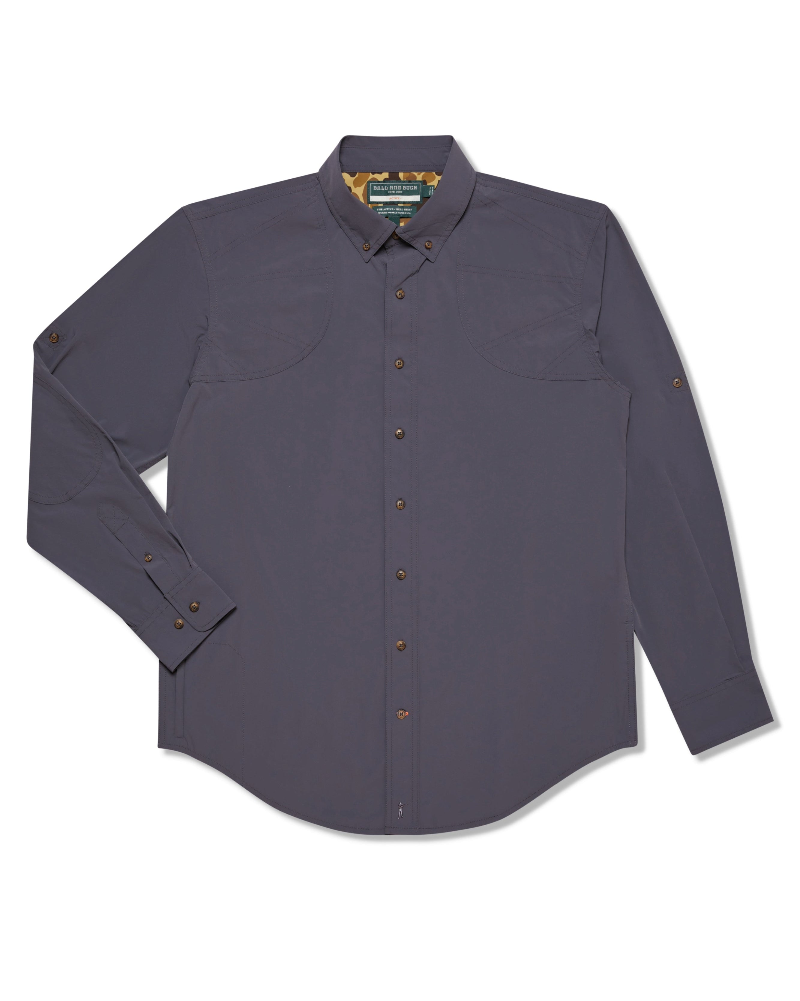 Active+ Field Shirt Charcoal