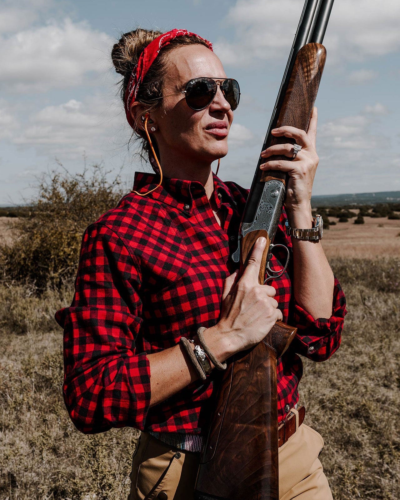 Joan Shirt - Mini Buffalo Plaid
