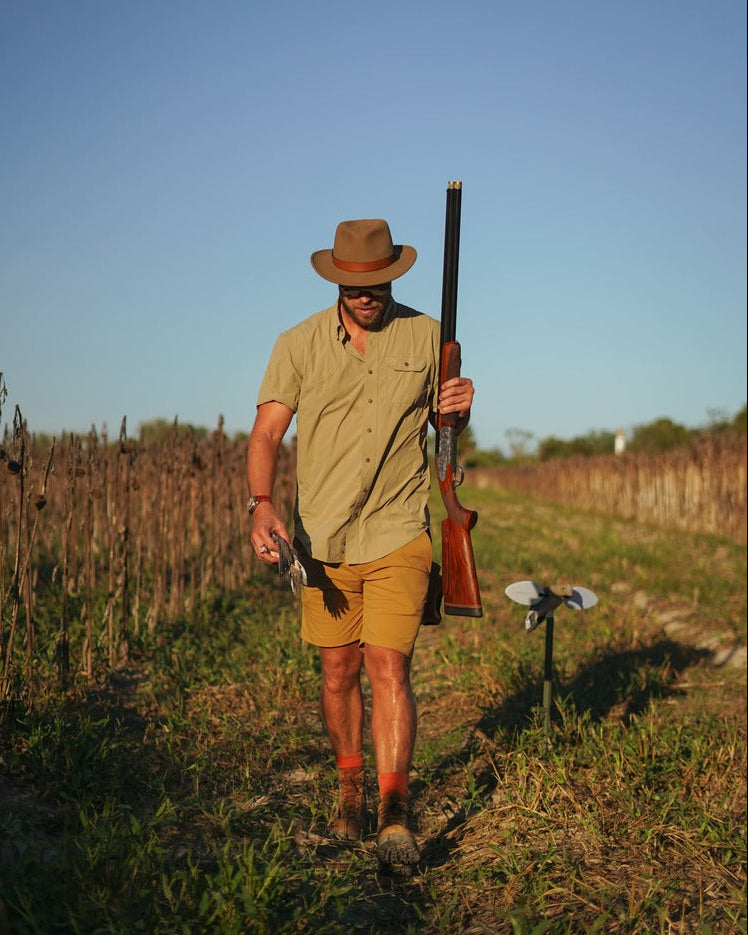 Brimmed Field Hat - Felted Wool