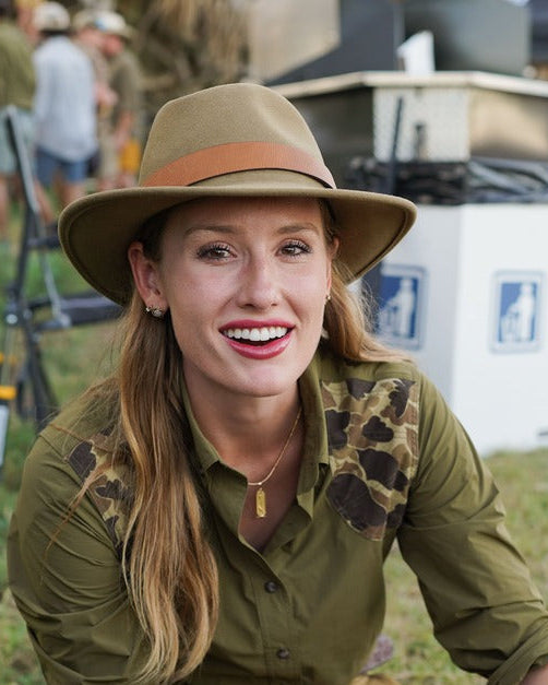 Brimmed Field Hat - Felted Wool