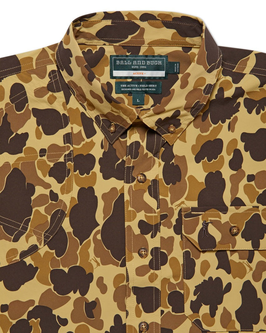 Active+ Field Shirt, Short Sleeve - Original Camo