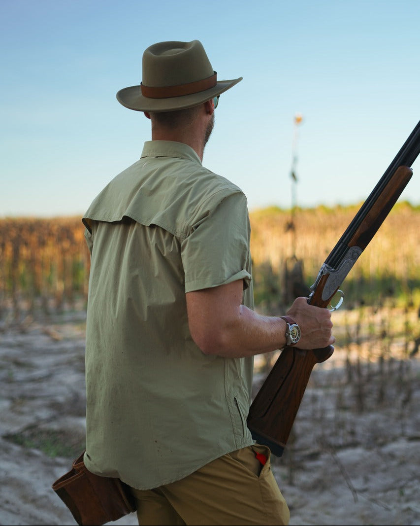 Brimmed Field Hat - Felted Wool