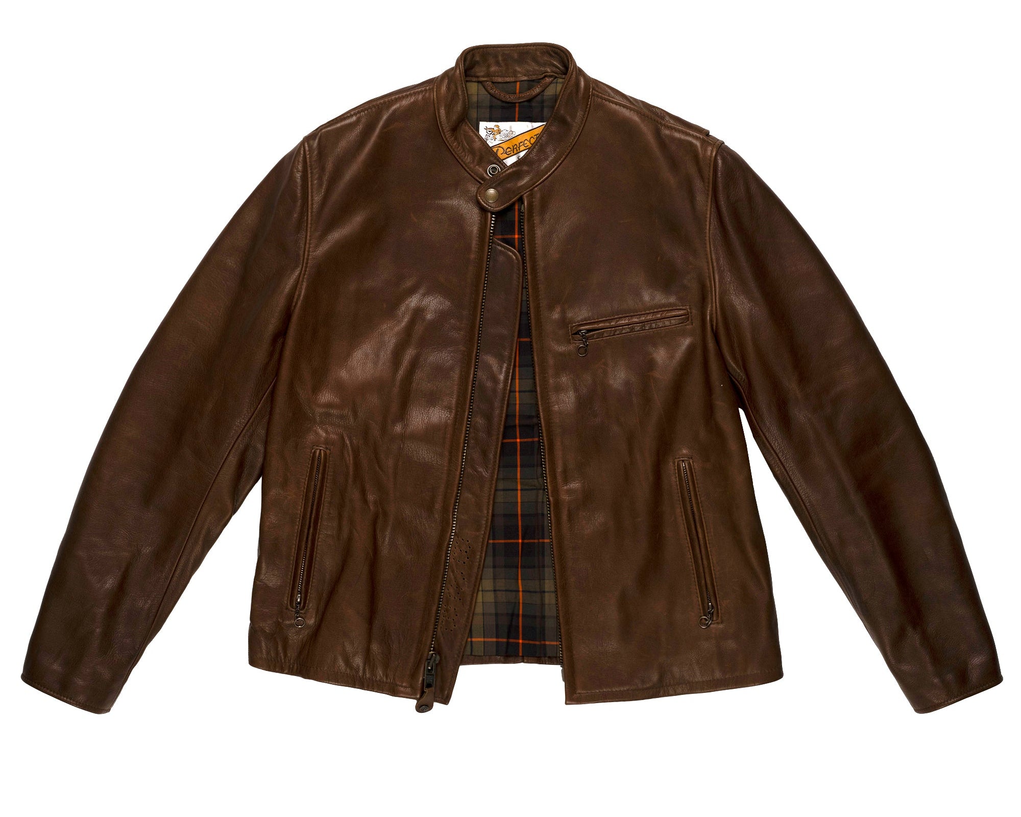Schott x Ball and Buck Perfecto Leather Jacket