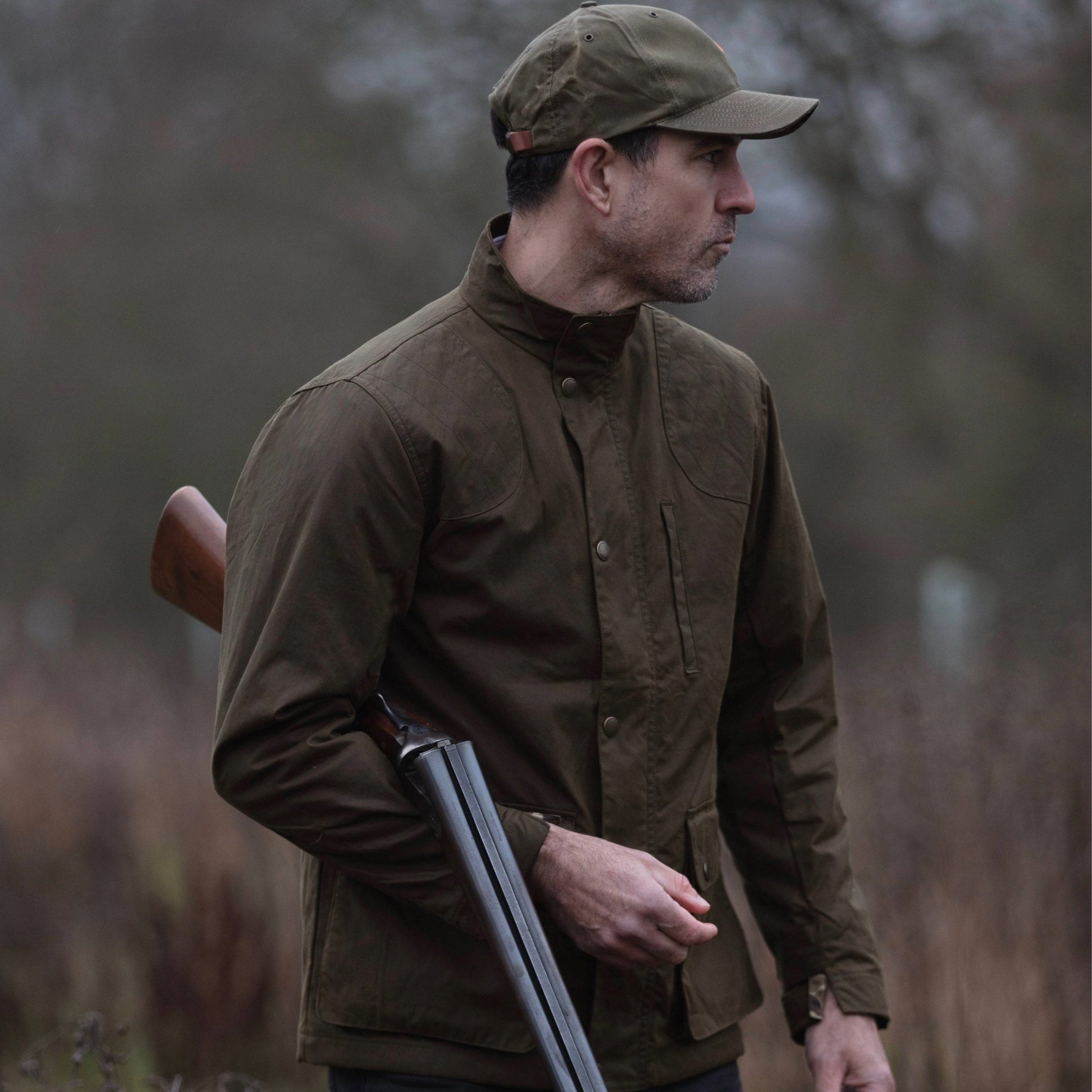 Waxed Field Jacket in the UK