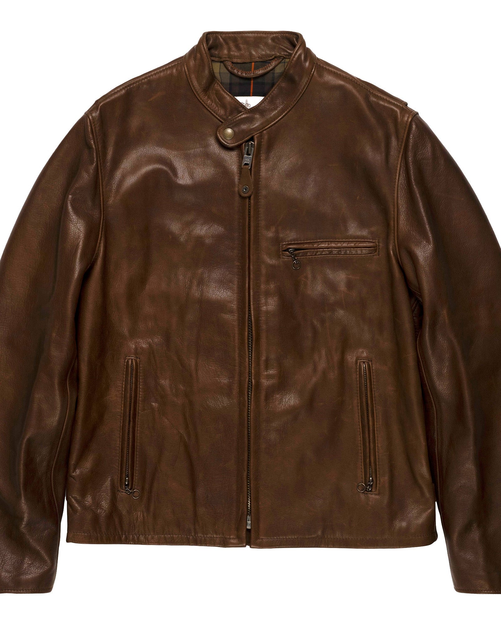 Schott x Ball and Buck Perfecto Leather Jacket