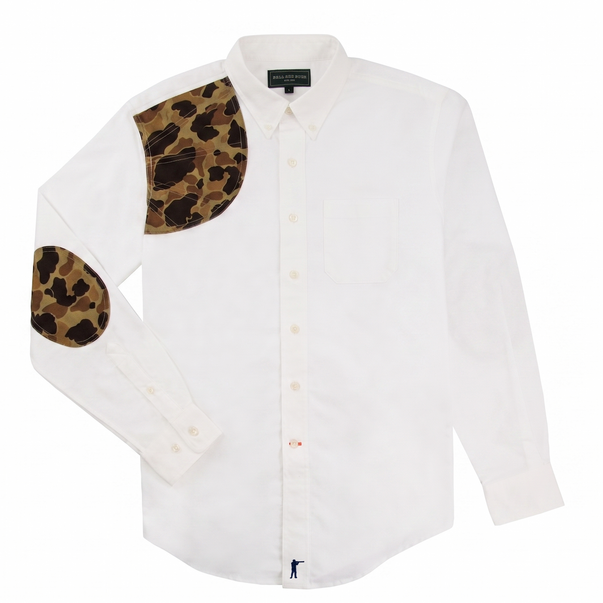 camo button up dress shirt Ball and Buck | Sportsmans Shirt