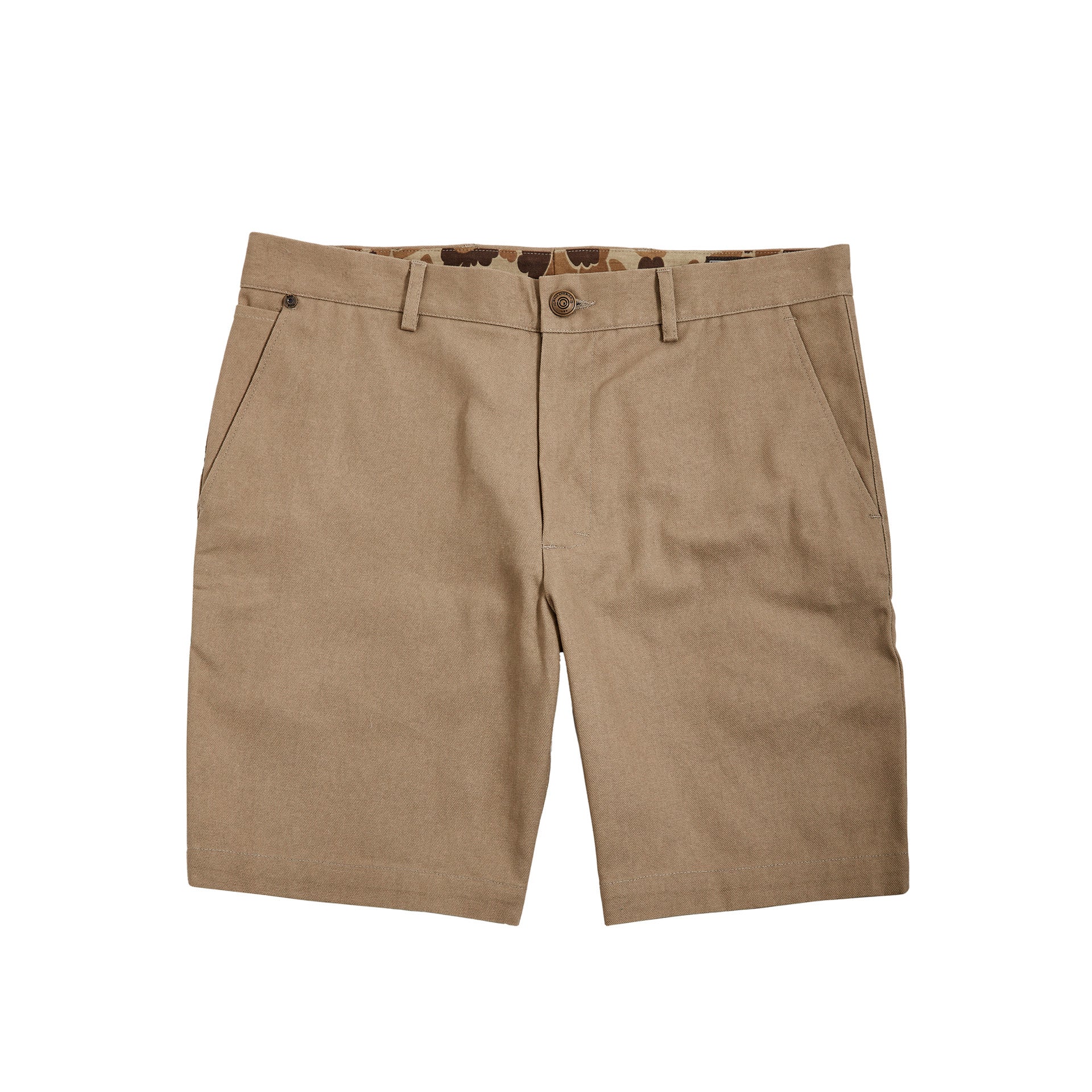 6 Point Duck Cotton Short - Khaki - Ball and Buck