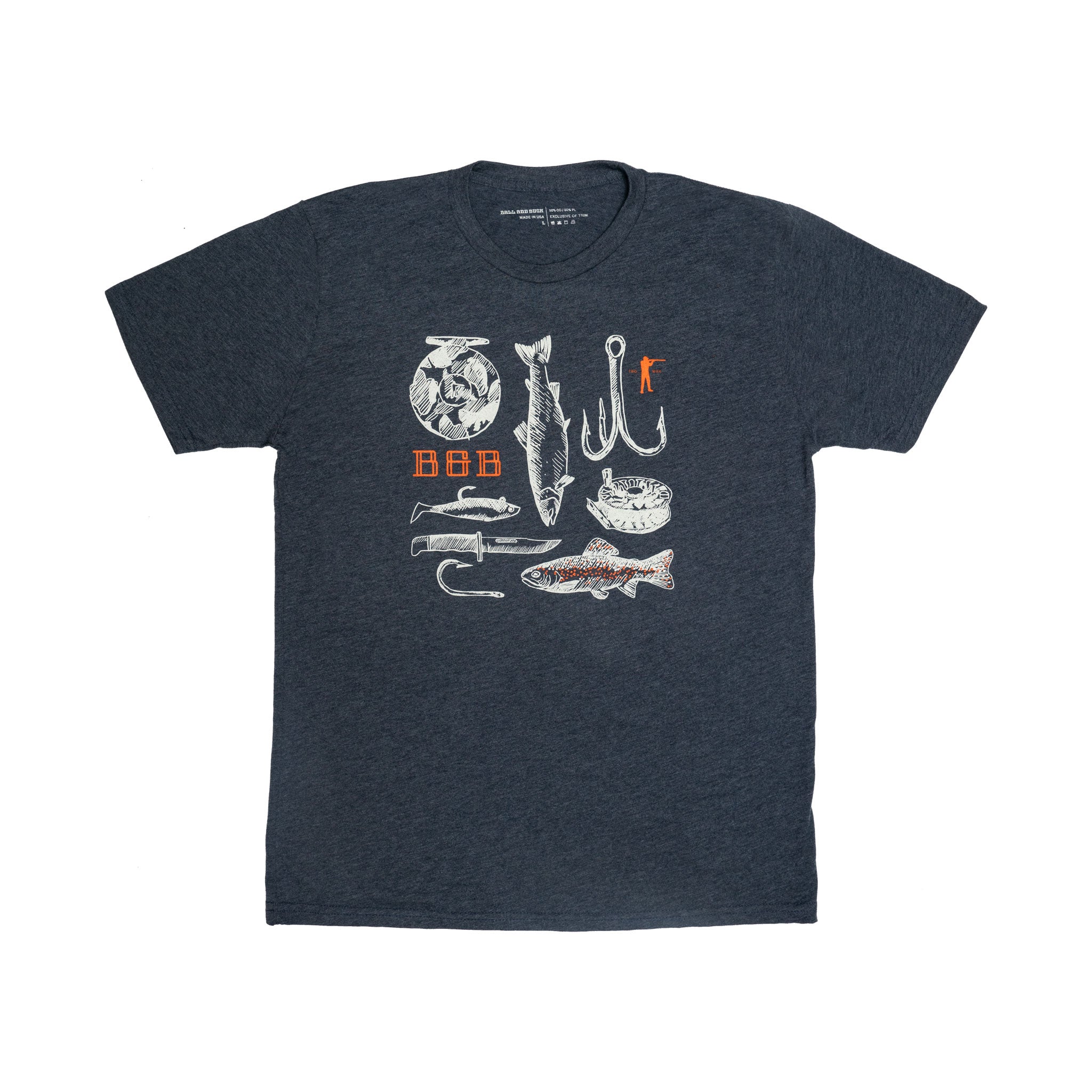 Angler Heritage T-Shirt - Ball and Buck
