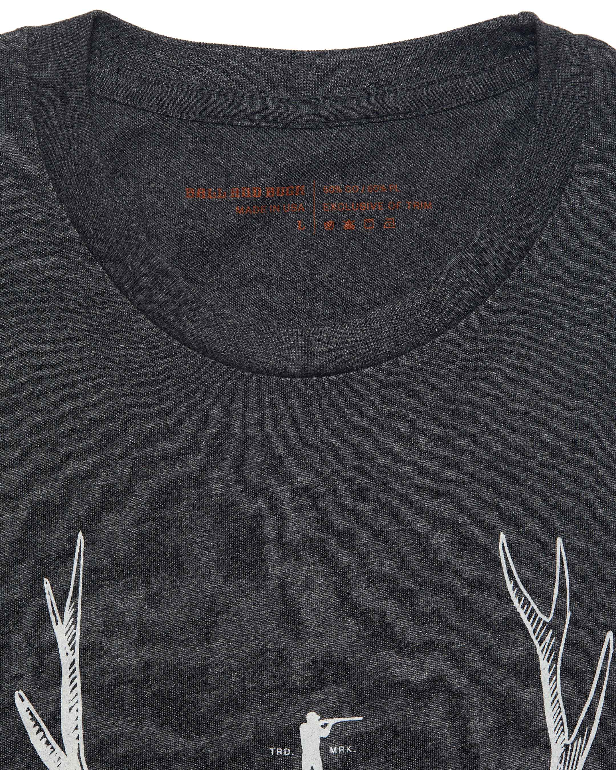 Elk Skull Heritage T-Shirt - Ball and Buck