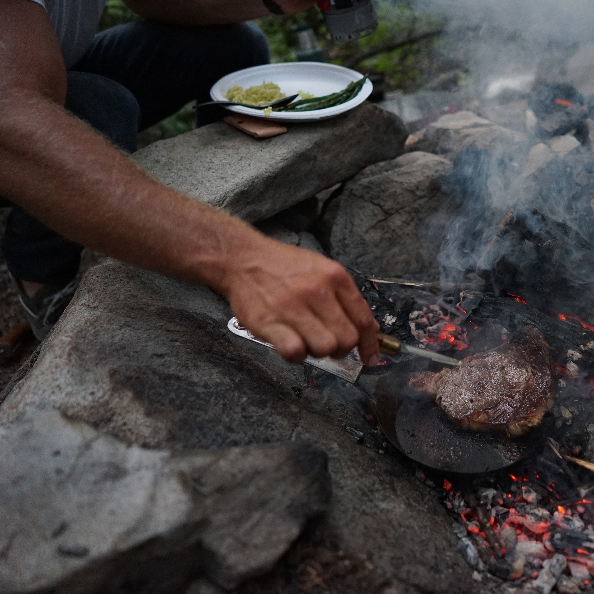 Folding Hunter Knife - Heritage Walnut - Ball and Buck