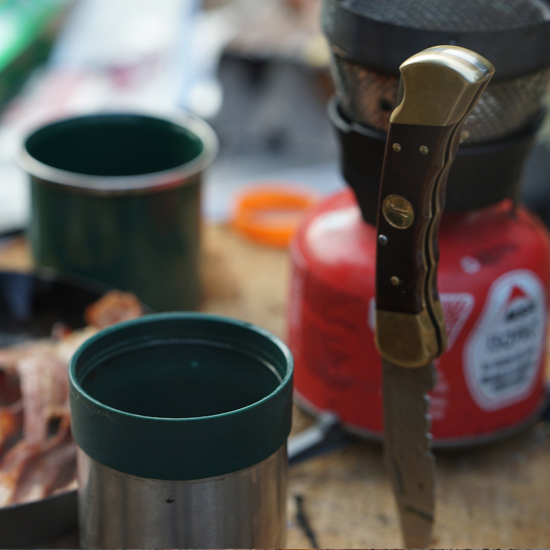 Folding Hunter Knife - Heritage Walnut - Ball and Buck