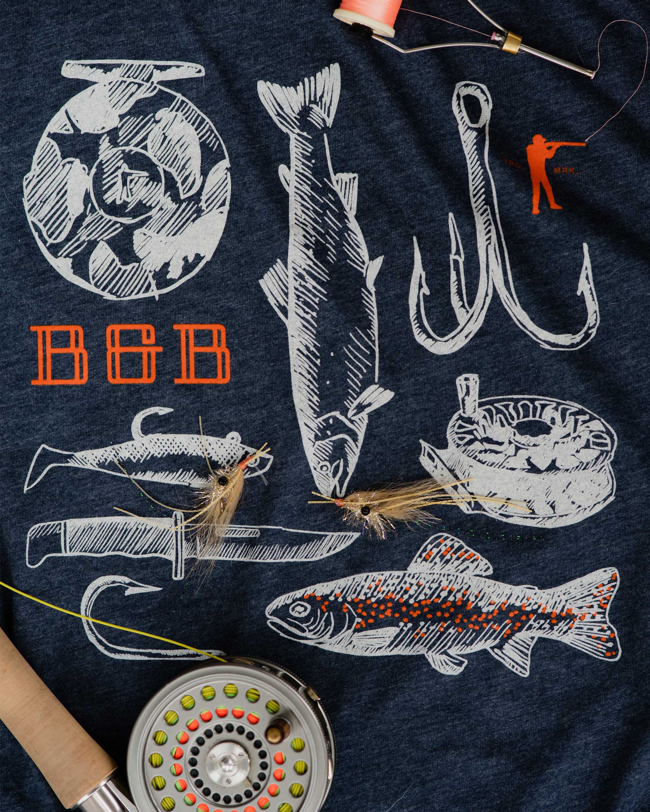 Angler Heritage T-Shirt - Ball and Buck