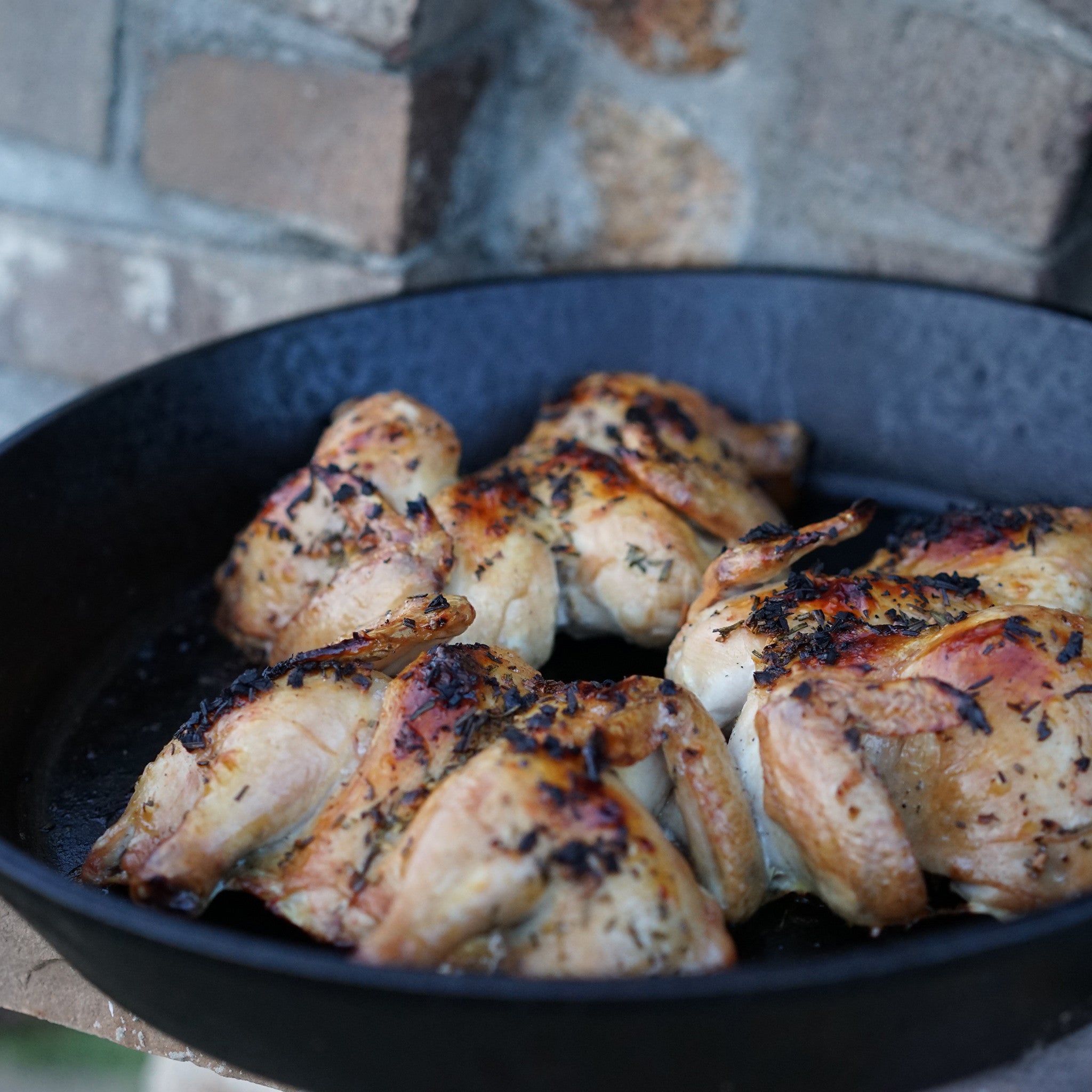 Summer Cookout | Cast Iron Cornish Hen