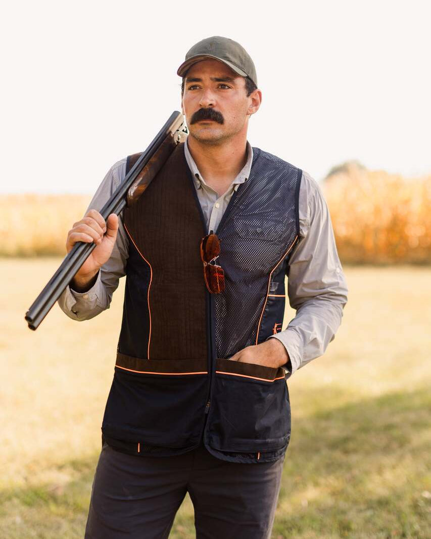 Competition Clays Vest in Navy – Ball and Buck