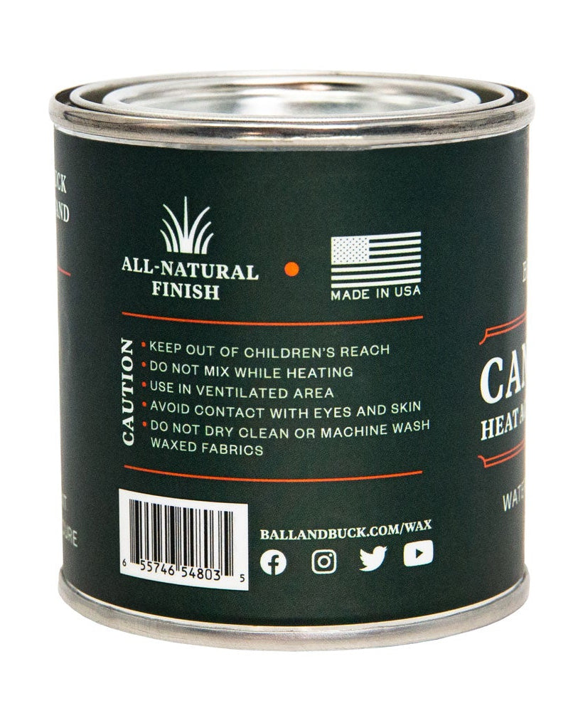 Ball and Buck Canvas Wax