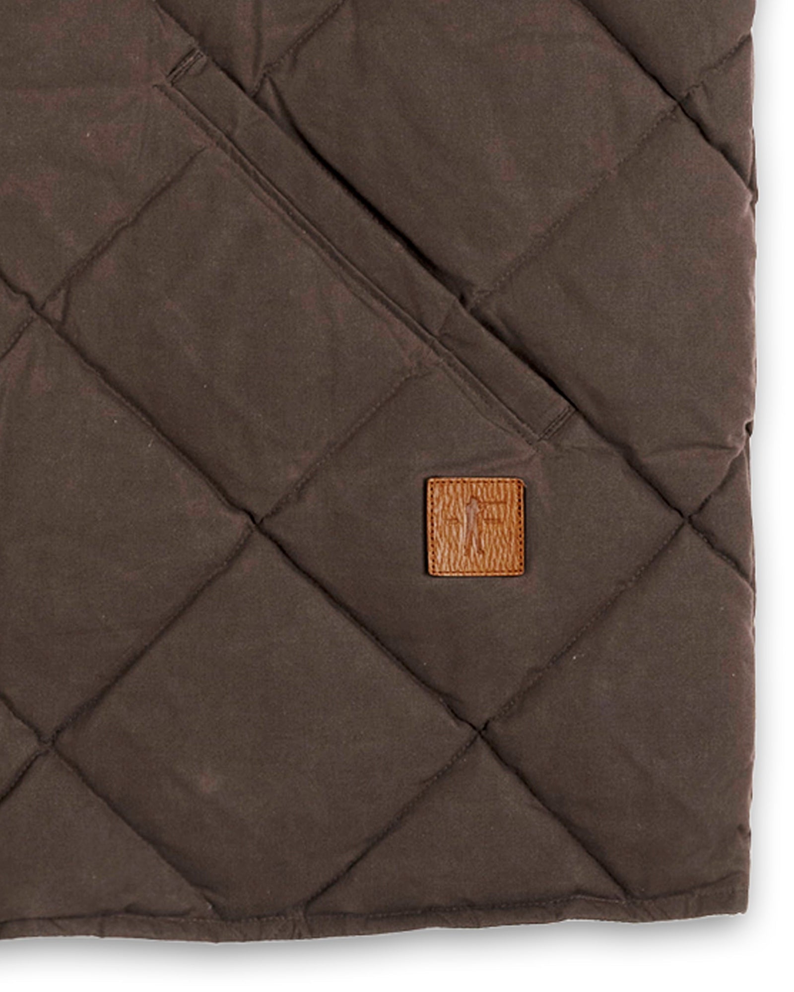 Arthur Quilted Waxed Down Vest