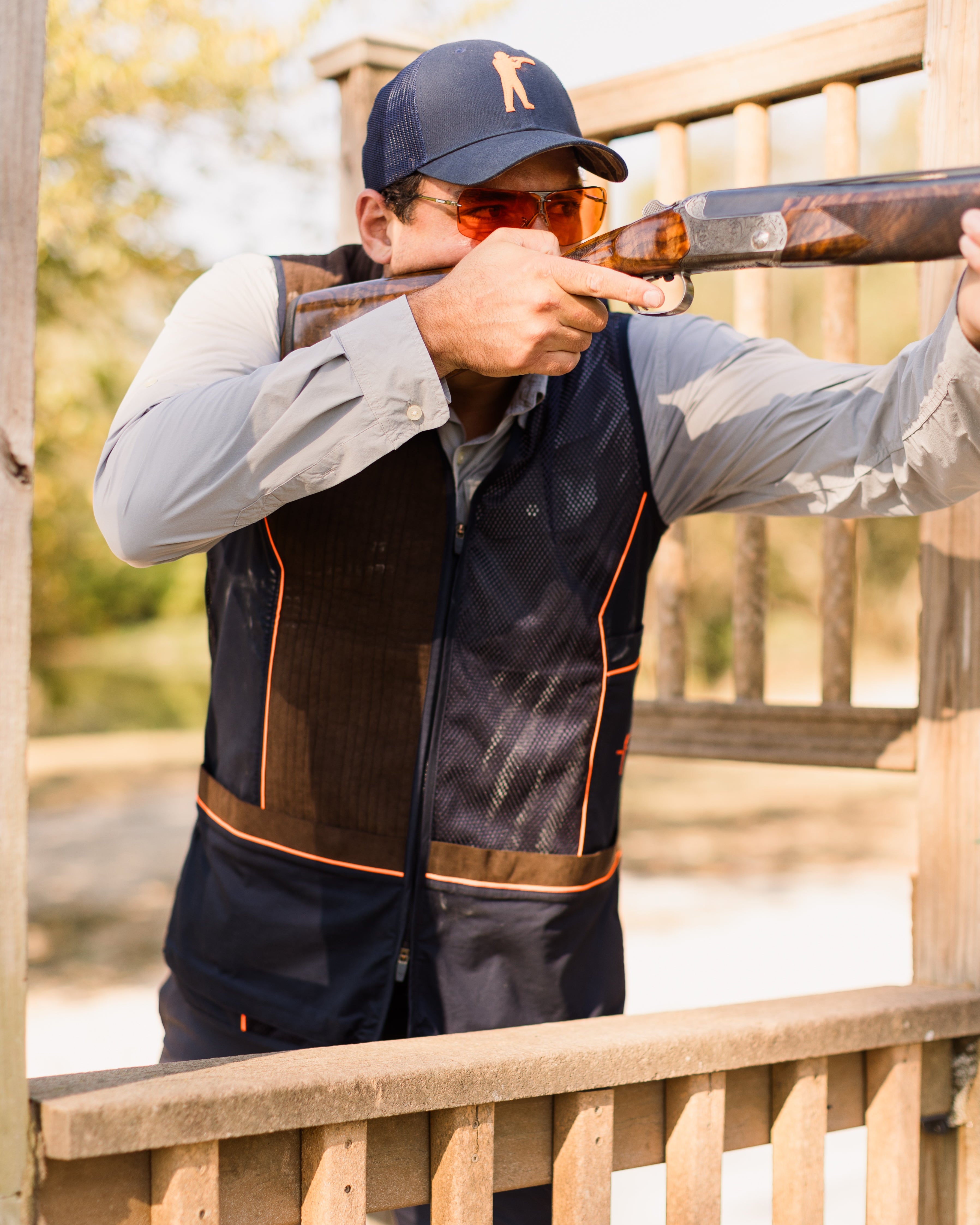Competition Clays Vest in Navy – Ball and Buck