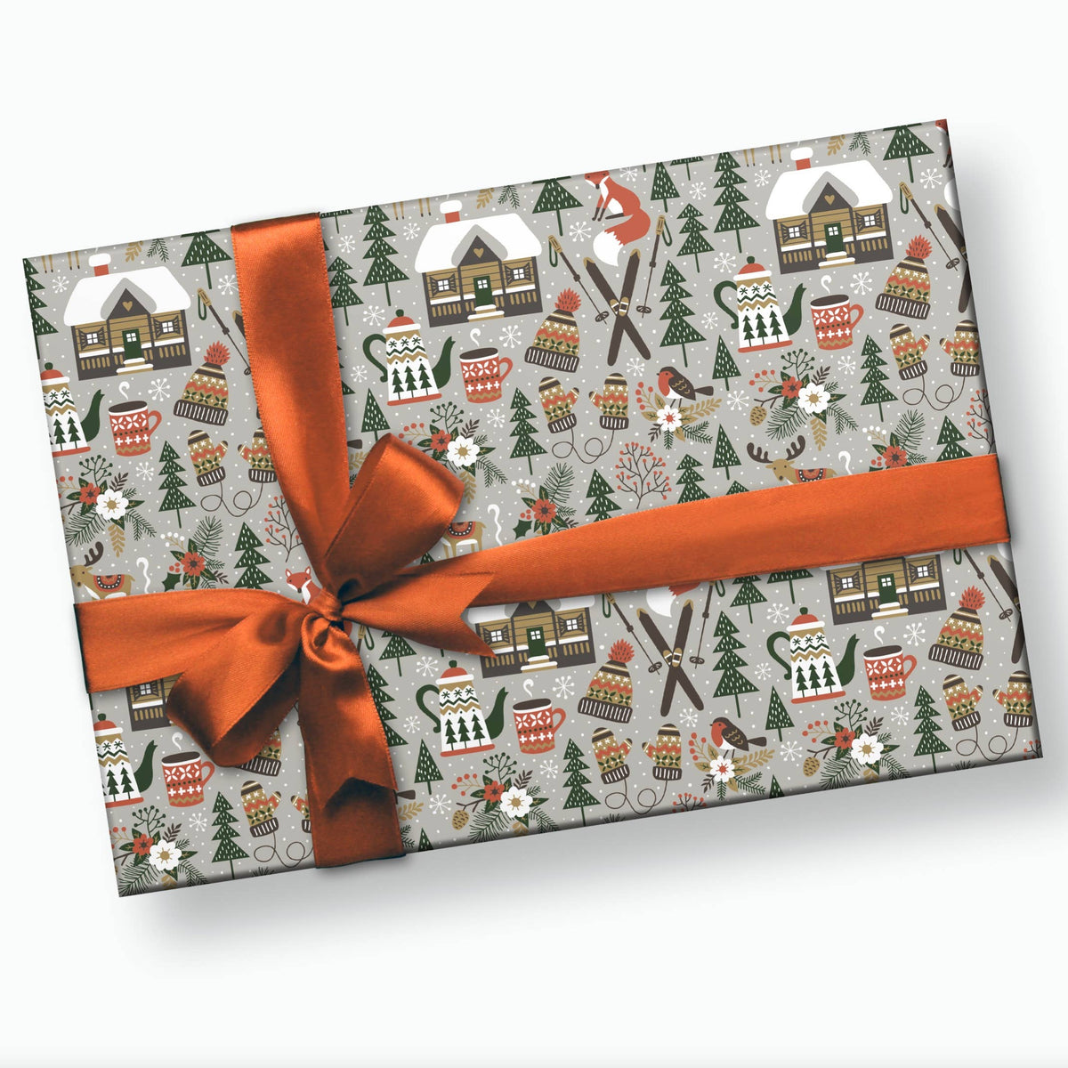 Rustic Woodland Holiday Wrapping Paper – Ball and Buck