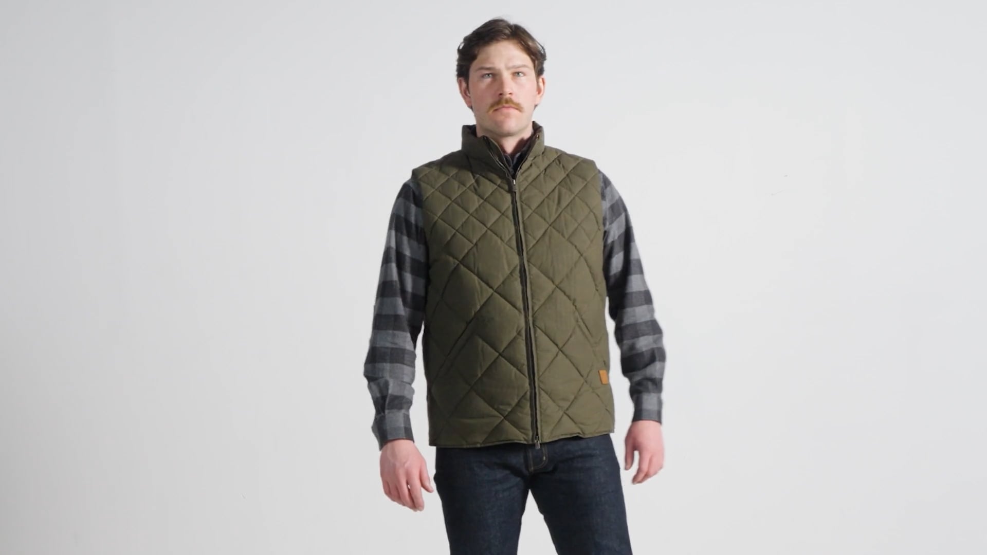 Arthur Quilted Waxed Down Vest – Ball and Buck