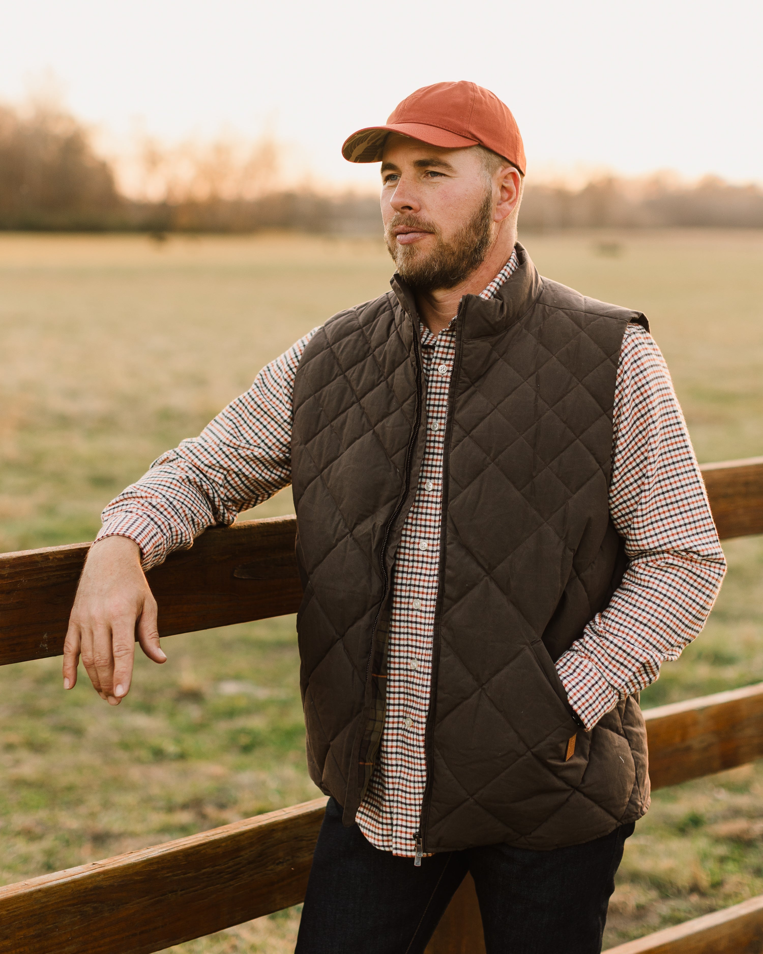Arthur Quilted Waxed Down Vest – Ball and Buck