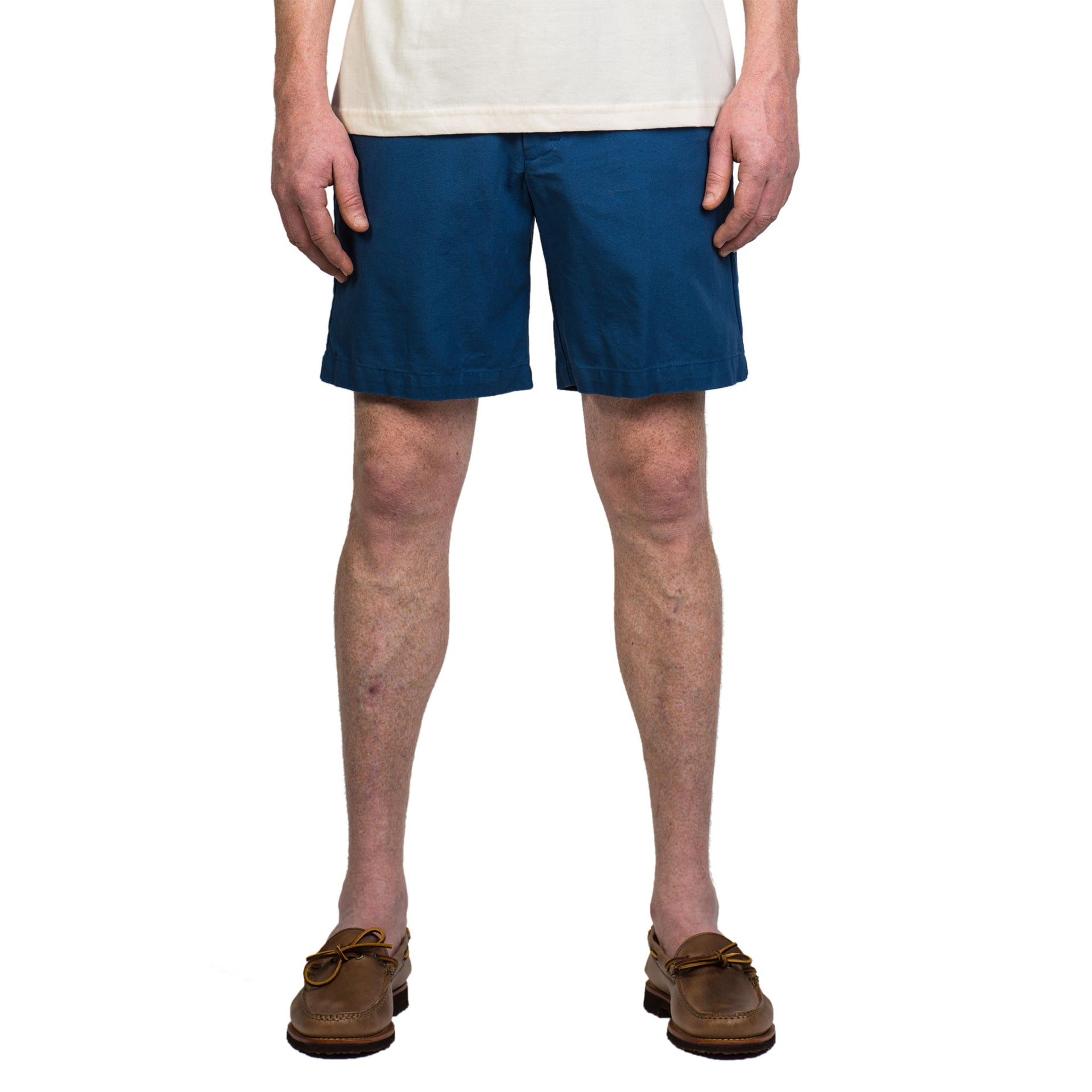 6 Point Short Duck Cotton - Denim Blue - Ball and Buck