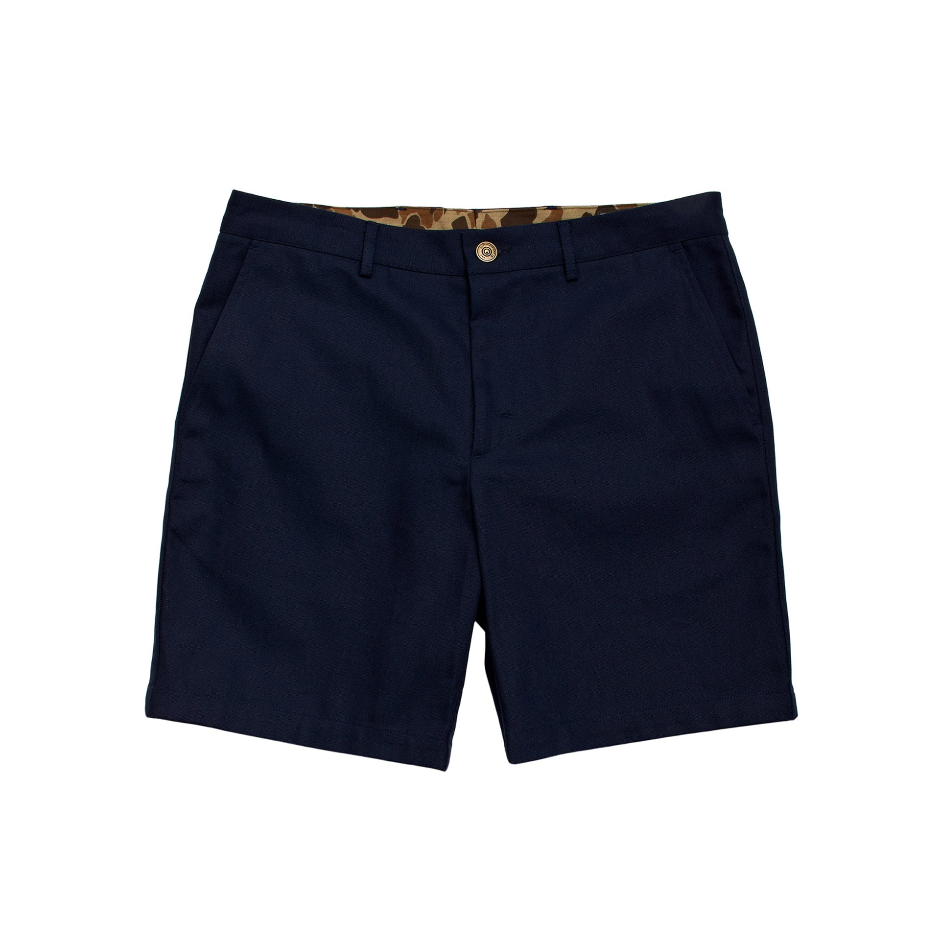 6 Point Short Duck Cotton - Navy - Ball and Buck