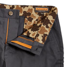 6 Point Short Sanded Twill - Graphite - Ball and Buck