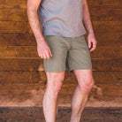 6 Point Short Sanded Twill - Graphite - Ball and Buck