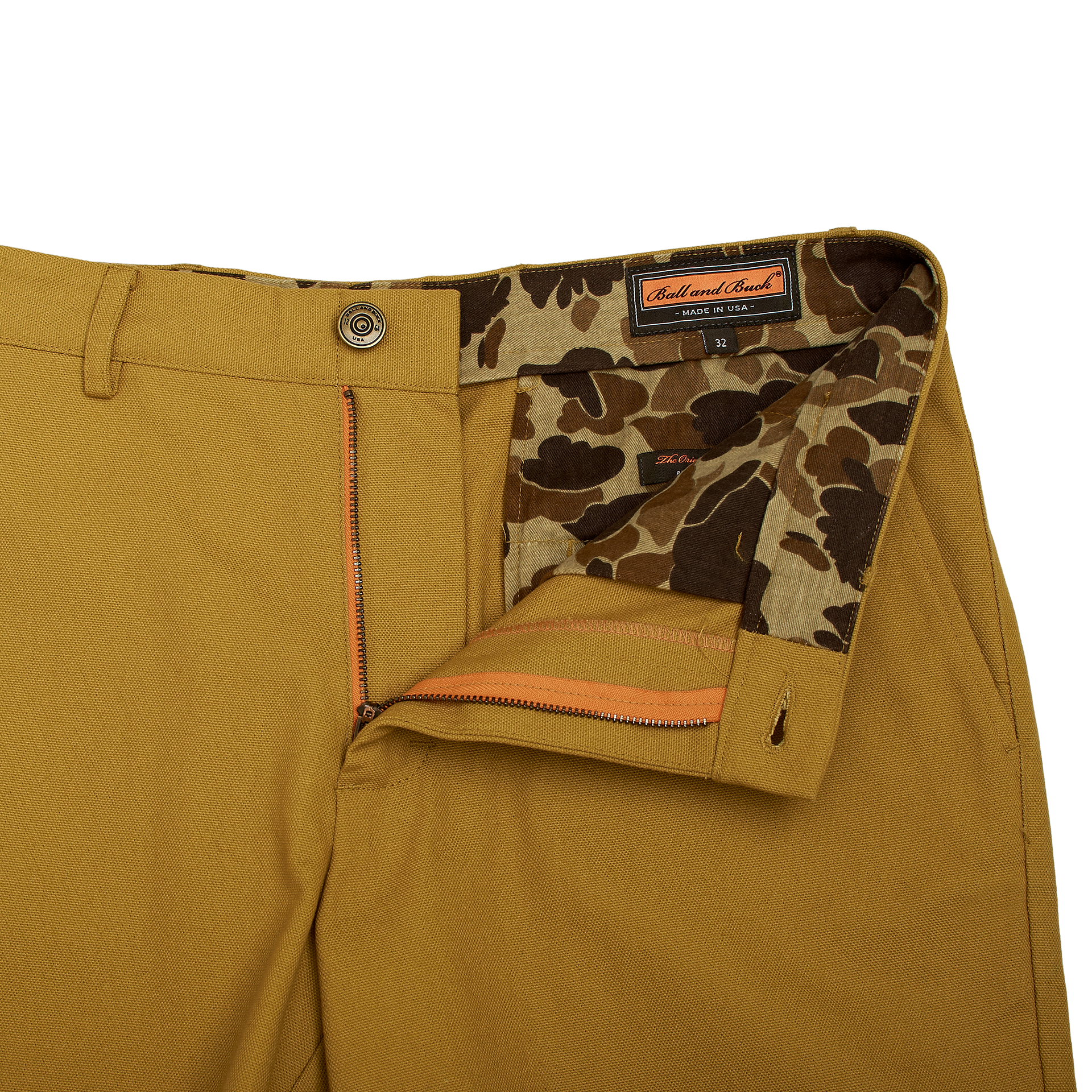 6 Point Duck Cotton Short - Honey - Ball and Buck