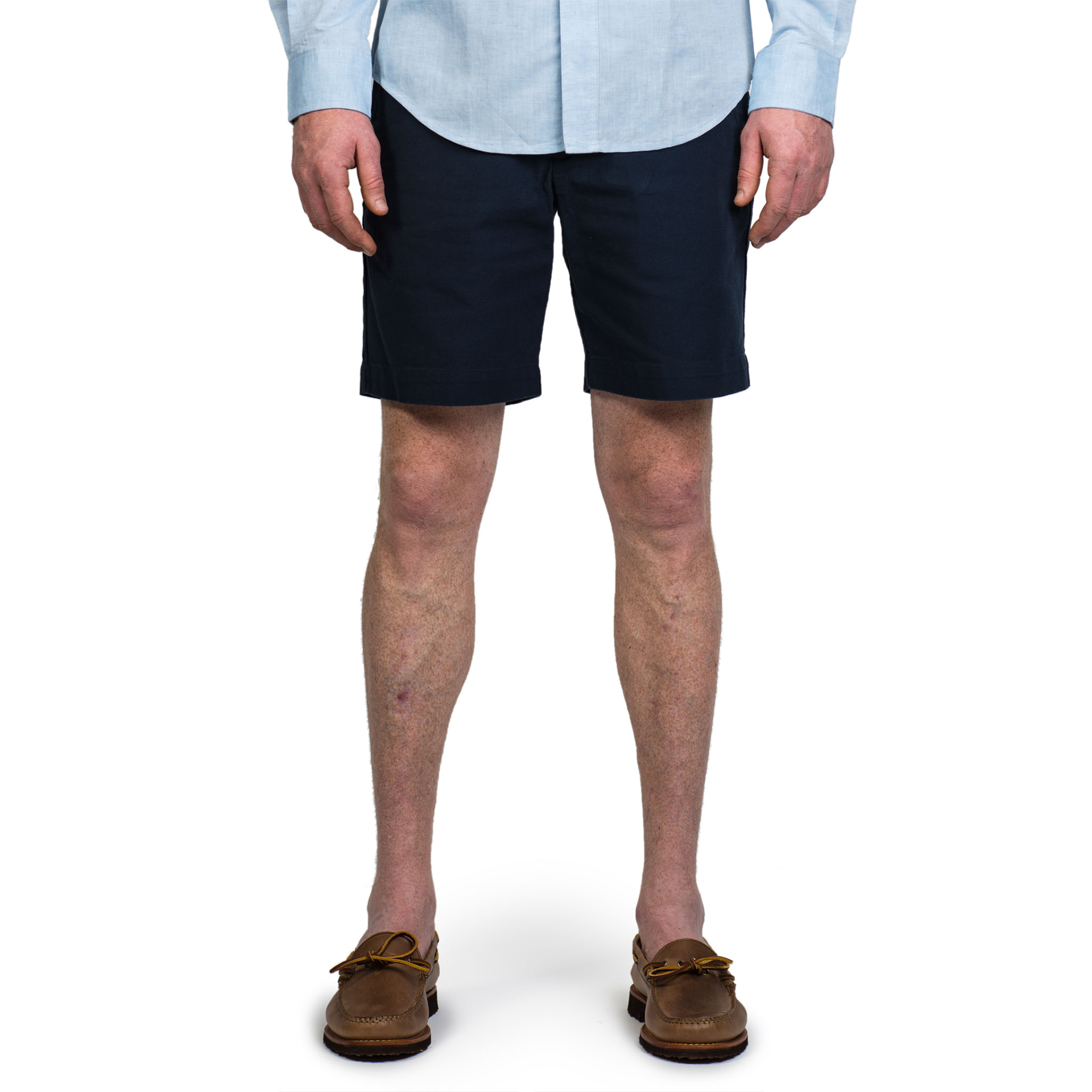 6 Point Short Chino Twill - Navy - Ball and Buck