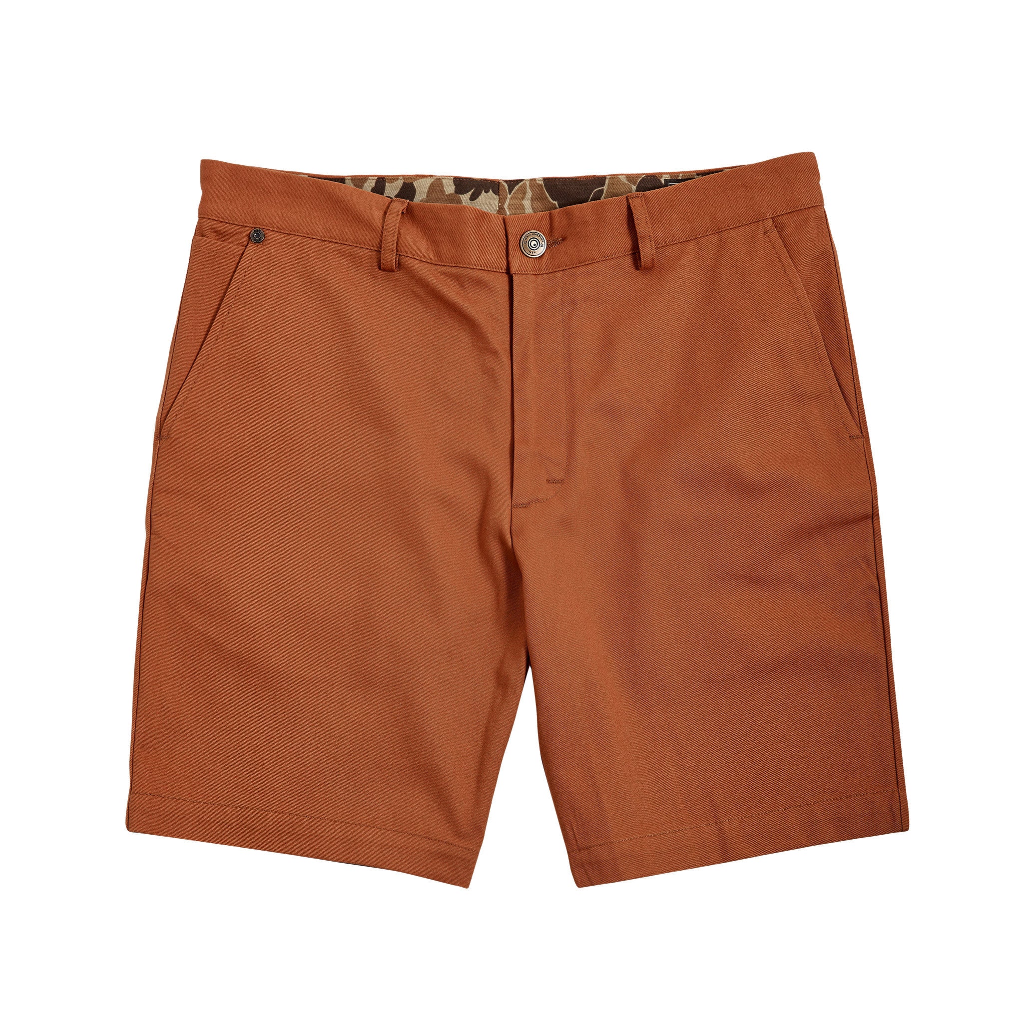 6 Point Short Chino Twill - Nutmeg - Ball and Buck