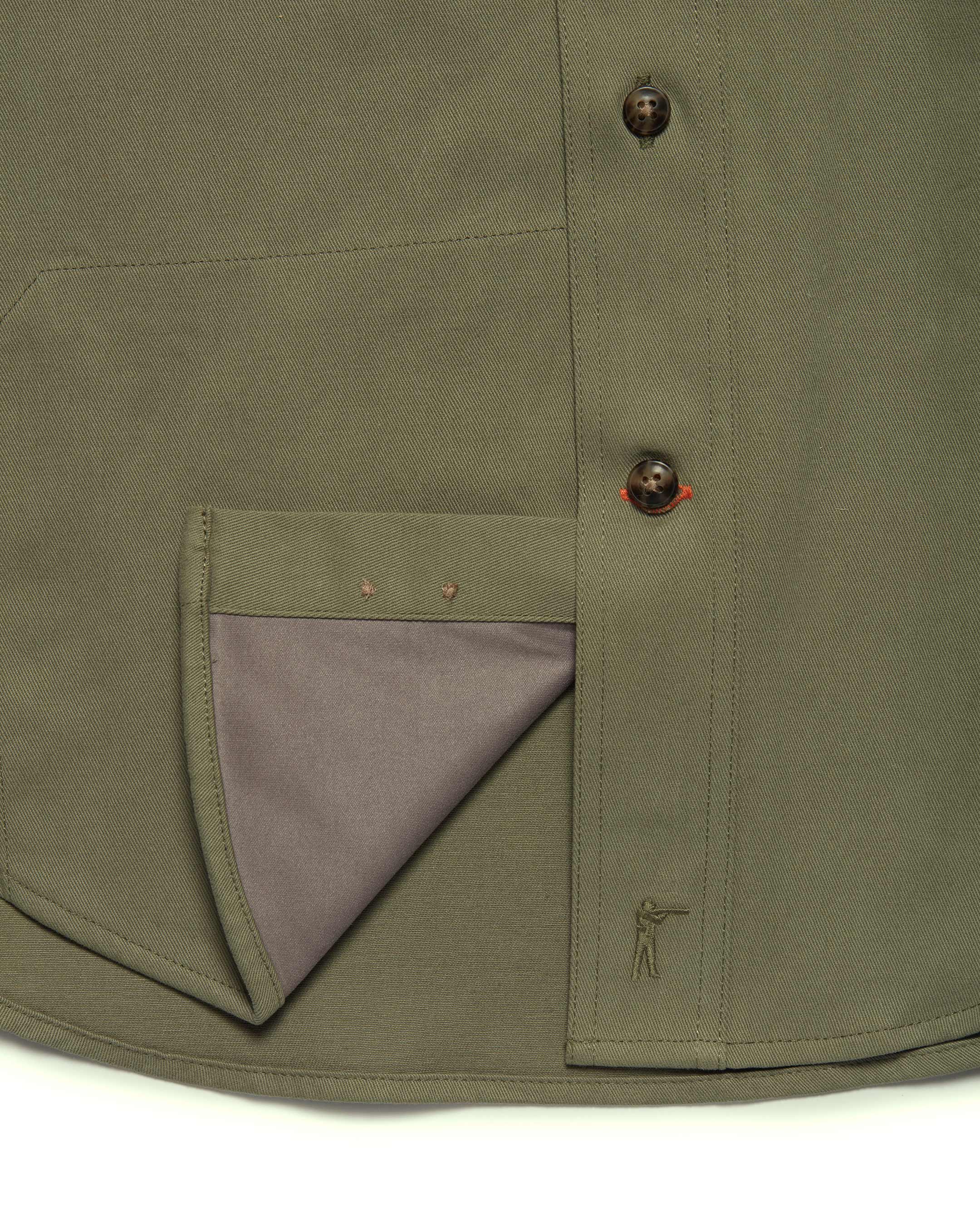 The Scout Shirt in Weathered Moss - Ball and Buck