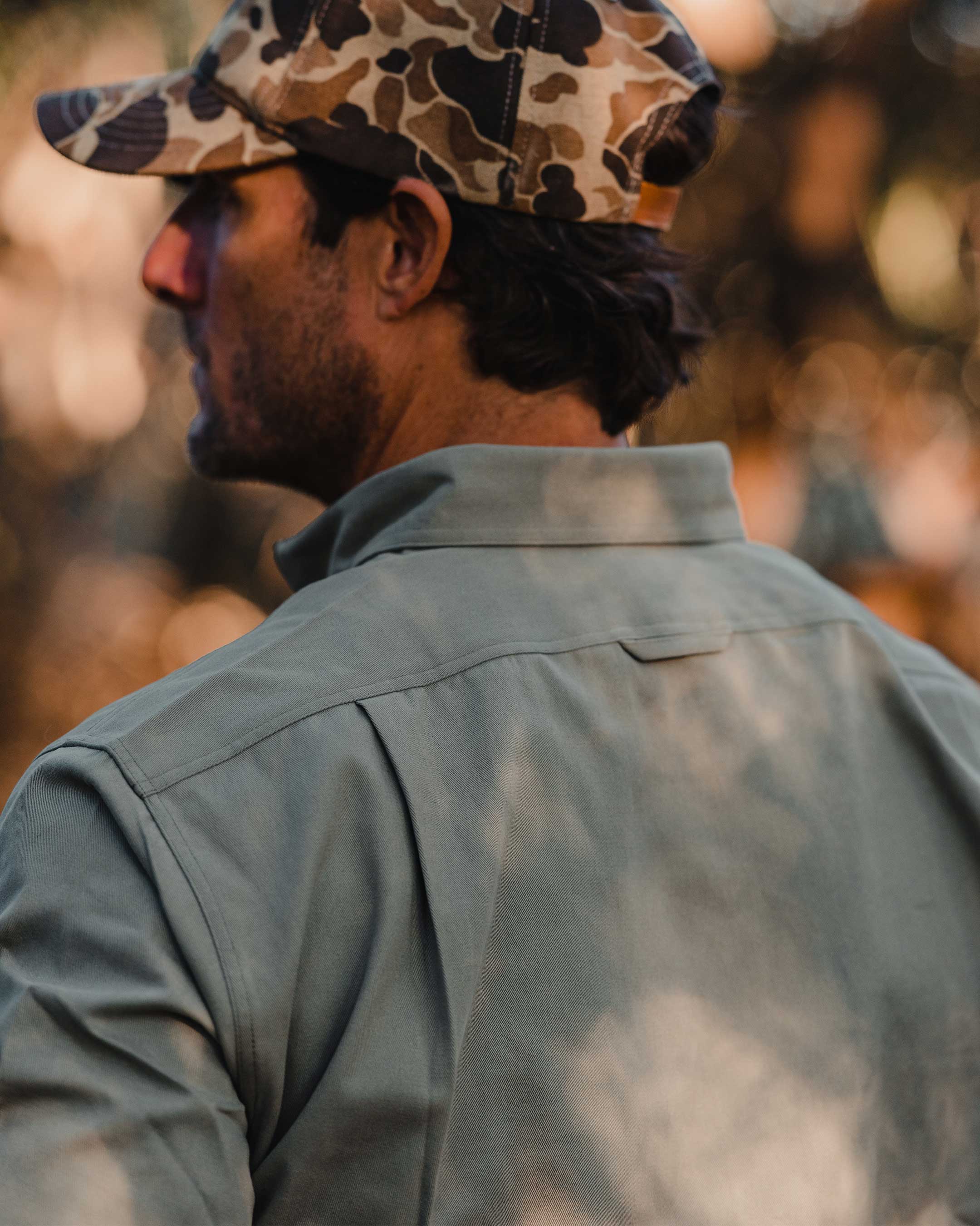 The Scout Shirt in Weathered Moss - Ball and Buck