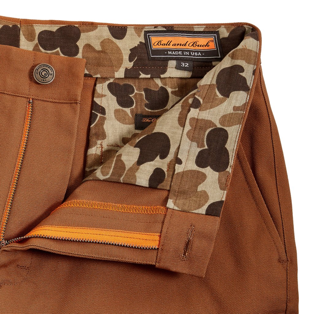6 Point Short Duck Cotton - Caramel - Ball and Buck