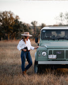 The Joan Shirt - White Oxford - Ball and Buck