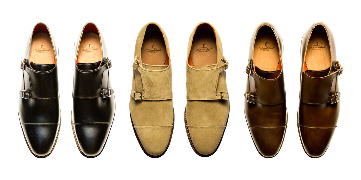 Allen Edmonds x Ball and Buck Double Monk Strap display picture 3